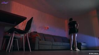 A girl fucked by a strong cock, moaning with pleasure