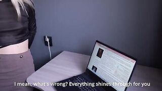 A cute 18-year-old girl got fucked by her teacher in a steamy scene