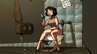 The girl from the barista shop grew up and began to fuck