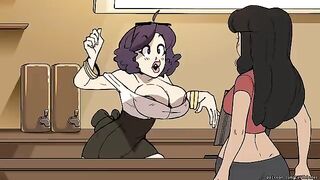 The girl from the barista shop grew up and began to fuck