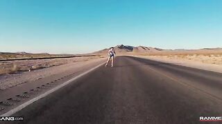 Brunette hottie Freya Parker gets fucked hard after skating, showcasing her fiery passion