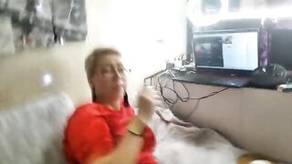 A mature woman is having fun with a guy and gets fucked