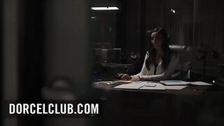 The boss called the secretary to work extra hours, and she was not against it