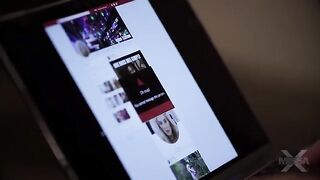 A sexting girl was punished by her stepfather, embodying a taboo fantasy