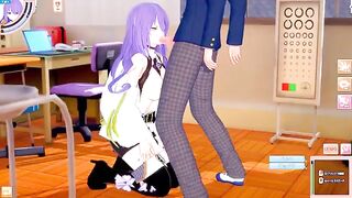 Play Koikatsu! game with busty anime girl Moona Hoshinova