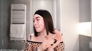 A woman woke up with a stranger in her bed and got fucked hard