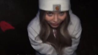 A slutty girl gets fucked by many guys for joining a gang of skaters