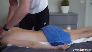 Should I have a massage or sex with the hot masseuse?