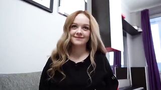 A cute girl lost at strip game, had to show her holes