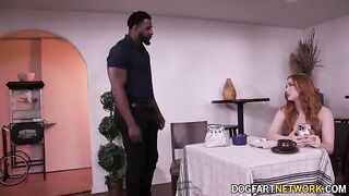 Jax Slayer’s BBC pummels the hell out of redhead babe Madison Morgan