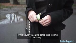 Blonde MILF teacher fucked in public by the Public Agent