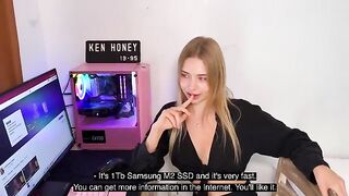 A hot girl from California had to fuck to get a discount