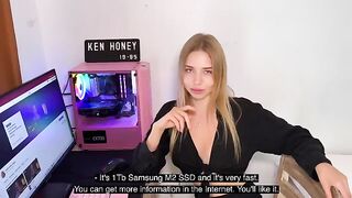 A hot girl from California had to fuck to get a discount