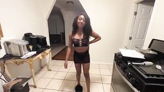 The step daddy checked her phone and changed her plans