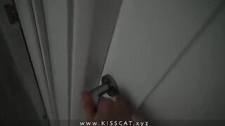 Stepson fucks his stepmom’s ass, surprises her with cum