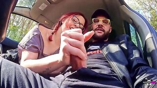 Amateur blowjob with non-sense Italian dialogues and outdoor action