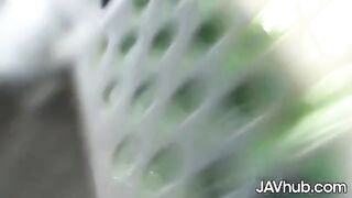 Two Japanese girls Reika Ichinose and Mio Ozora getting fucked by multiple guys