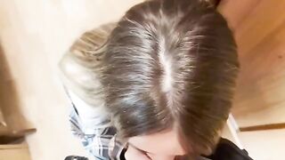 The girl fucked the courier for poor service while her husband was away
