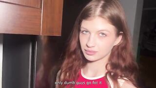 A student woman fucks her stepdad in a steamy role-play scene