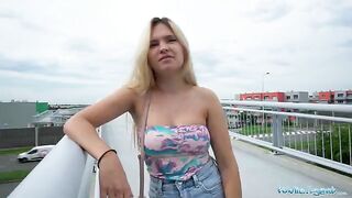 An agent advertised her body on a bridge and got a response from a stranger