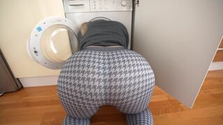 Step sister got stuck in the washing machine and I helped her