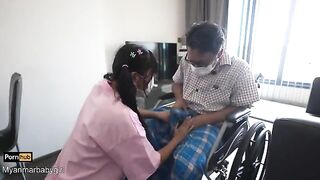 Grandpa ate her pussy, helping her with menstrual cramps mya mya