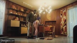 College girl Kylie gets fucked by her tutor in a steamy session