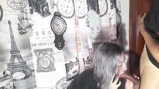An extremely unfaithful girl has sex with her stepbrother while talking to her boyfriend on the phone