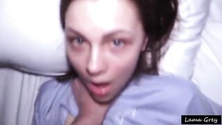 From cute to cumslut - That Damn Smile - College Dorm Fuck