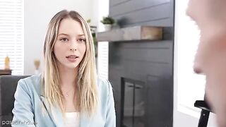 Skinny babe Lily Larimar needs a job, and she’s willing to do anything to get one
