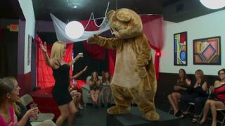 Bunch of wet pussies getting pounded in the club