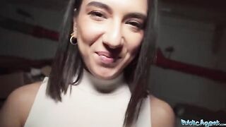 A beautiful European student gets fucked by a stranger for cash