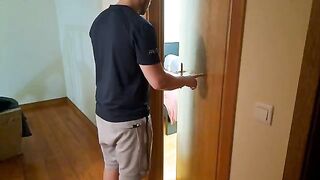 The stepson fucks his stepmom hard and deep on the bed