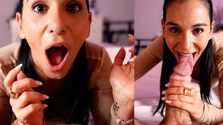 Begging for cum with my big mouth and skillful hands - Danika Mori