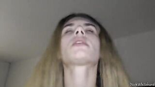 I fucked a pretty teen with pink lips and small boobs hard