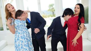 The stepsons are losers and can’t relate to girls, so their stepmoms teach them