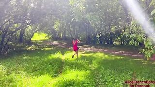 A young French girl is desperate for cock, getting it hard