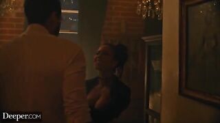 Burlesque dancer Kira gets creampied at an afterparty in a sensual DEEPER scene