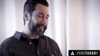 A stepdad seduces a girl who looks like his late wife in a taboo encounter