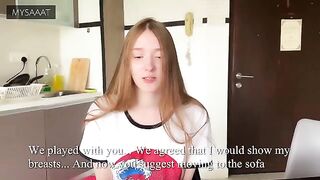 The guy did not let his stepsister lose at chess, so he finished with a double release