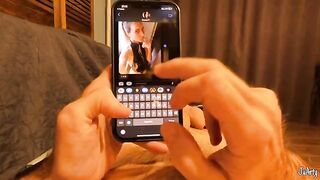 Babe agreed to sex chat with a stranger for money