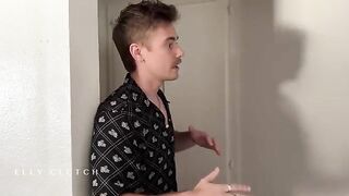 Two guys fucked my sister's two friends on the bed