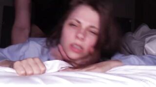 The Perfect Girlfriend - A petite teen gets her hole railed hard