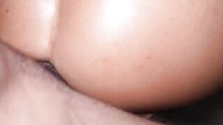 The queen of anal squirt strikes again, leaving her ass gaping and quenching her thirst in an intense POV session