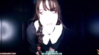 Xavier fucks Wednesday Addams, who has a big ass and amazing holes