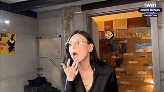 Guy spied on his stepmom in the shower and fucked her, with Eva Soda’s steamy presence heating up the scene