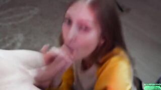 The baby is caressed passionately by a young man in stockings