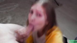 The baby is caressed passionately by a young man in stockings