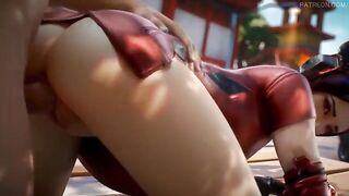Compilation 4 with the hottest Fortnite girls in action