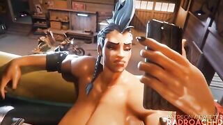 Junker Queen is fucking Mei from Overwatch with intense passion
